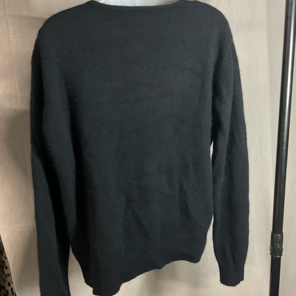 Rare Vintage 80’s Black Angora Cardigan - Picture 4 of 7